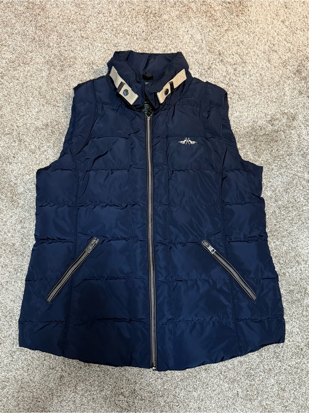 Women’s Down Navy Quilted Puffer Vest